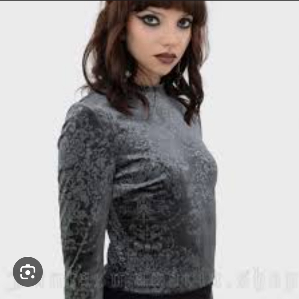 Killstar Vigil Crop Top - Picture 2 of 8